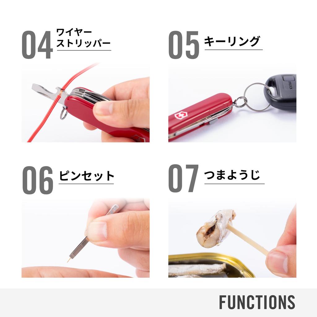 VICTORINOX JetSetter Knifeless Bladeless with Screwdriver and Bottle Opener Swiss-Made Multi-Tool [0.6263-012]
