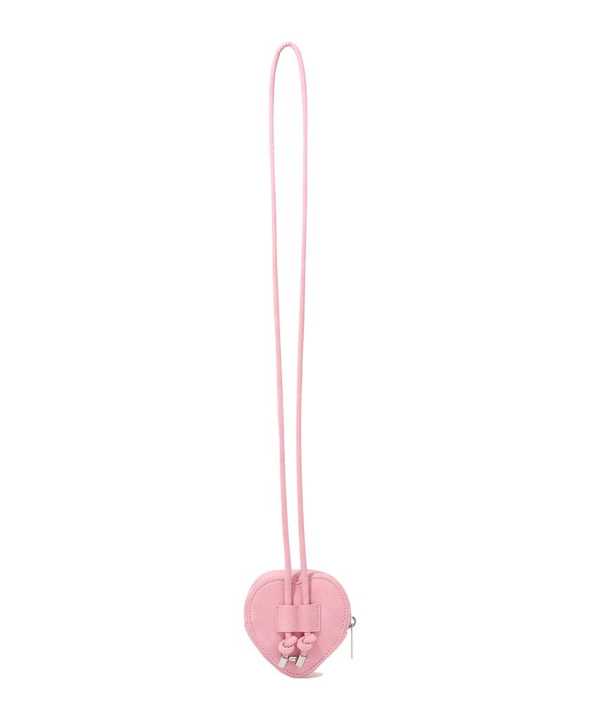 Covernat Woman Clover Heart Lucky Mini Crossbody Bag Pink
