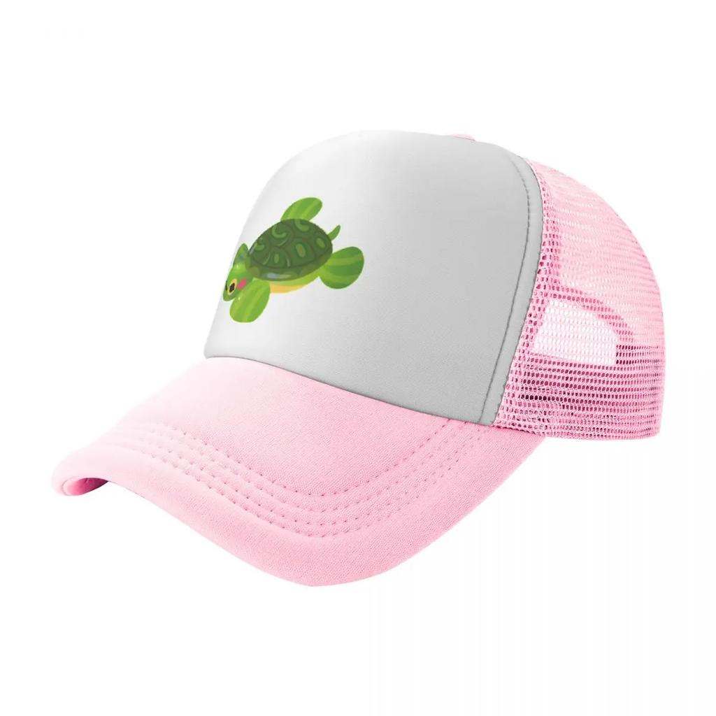Redeared slider  pastel Baseball Cap Sunscreen Vintage Beach Bag Brand Man cap Mens Hats Womens