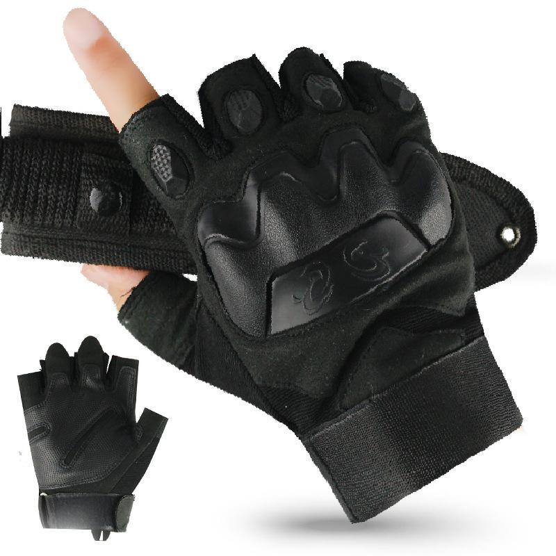 Tactical Half Finger Gloves Men's Outdoor Riding Mountaineering