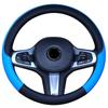 Universal Anti-Slip Carbon Fiber Steering Wheel Cover, Sweat-Absorbent, Leather, 4-Seasons Car Interior Protection