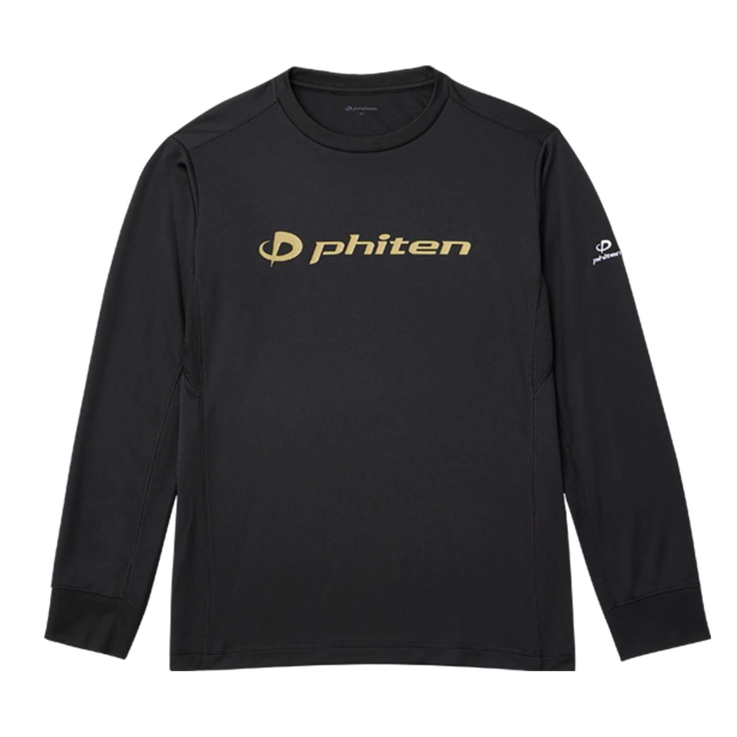

RAKU Shirt M [Phiten] T-shirt Black/Gold