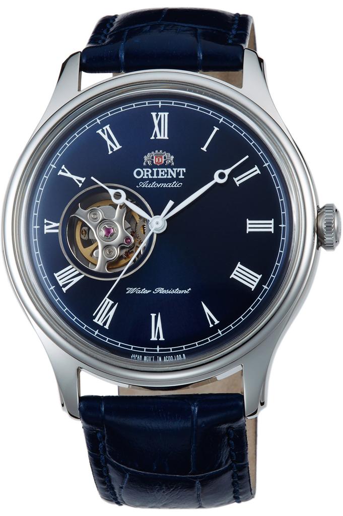 ORIENT FAG00004D0 Open Heart OPEN HEART Blue Leather Automatic Winding Men's [Item]