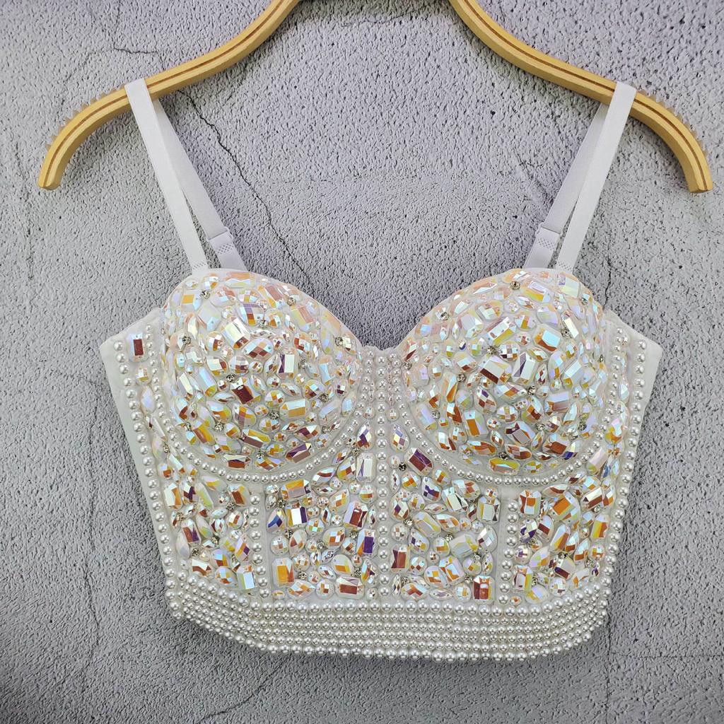 Sleeveless Ultra-short Vest Solid-color Waistcoat Sexy Inner or Outer Wear Celebrity-style Top Trendy Layering Piece Sexy Look Chic Waistcoat