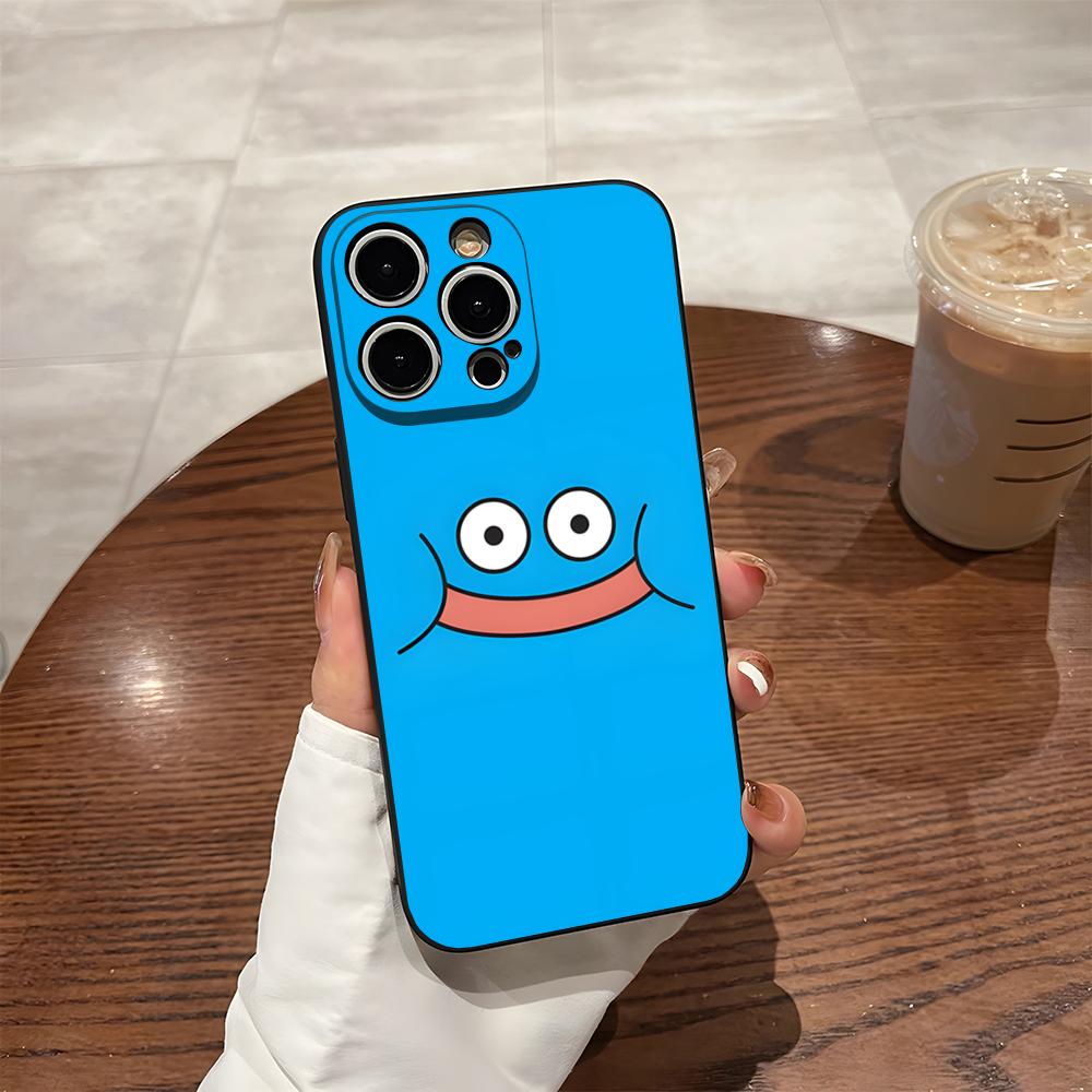 D-Dragon Quest Slime Phone Case For 17 Pro Max Iphone 14 Pro Max 12 16 15 13 Pro 11 Xr X Xs 8 7 Plus Back Cover