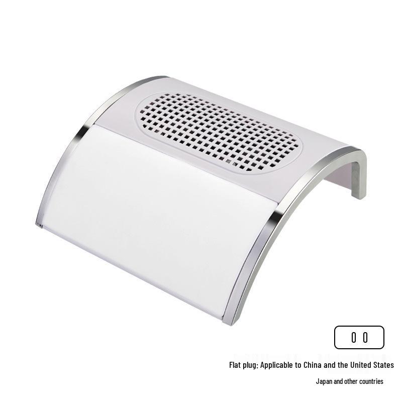 80 Вт Двухвентиляторный пылесборник для ногтей с фильтрующей сеткой