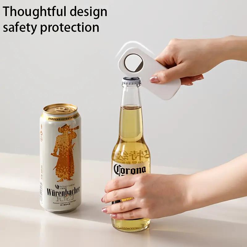1/2pcs Bottle Opener Multifunctional Canned Opener Creative Magnetic Fridge Sticker Summer Beer Bottle Opener 2026