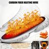 1Pair USB Heating Shoes For Winter Cuttable Boots Foot Warmer Electric Foot Warming Pad Warm Insoles Shoe Pads 35-44 size