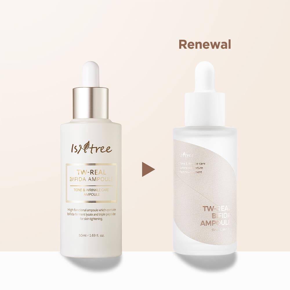 ISNTREE TW-Real Bifida Ampoule Elasticity Vitality Radiant Serum 50ml