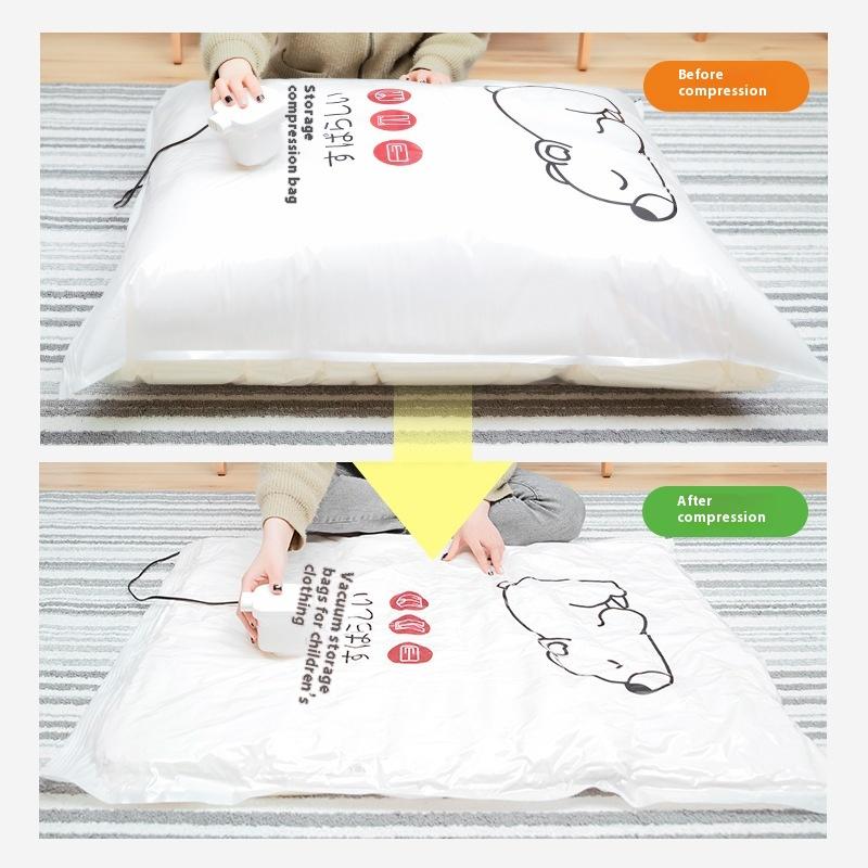 Workowana próżniowo torba Crion na ubrania i kołdry Torba do przechowywania z usuwaniem powietrza Specjalna do walizki Torba do pakowania kołdry