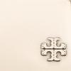 Tory Burch Mcgraw Logo Pebbled Leather Tote Bag Women Handbags White 134507-724