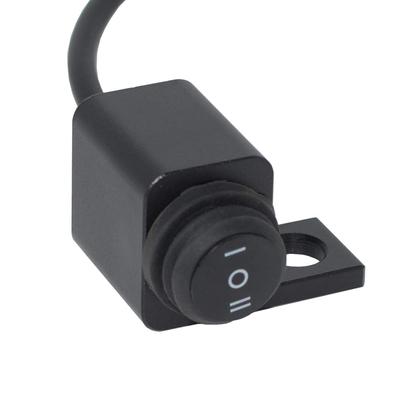 CNC Motorcycle Handlebar Switch ATV Bike ON-OFF-ON Headlight Fog Light Switch Waterproof Overload Protection