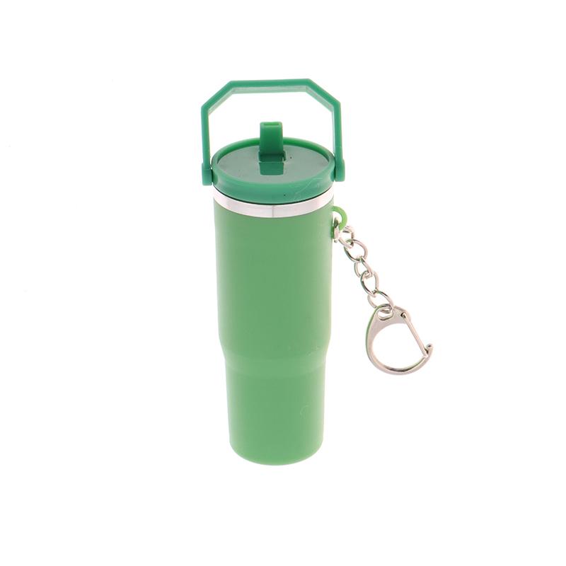 

Mini Cup Keychain Cute Tumbler Key Ring Chapstick Holder Keychain Handbag Charms Key Ring Accessories Lip Balm Holder