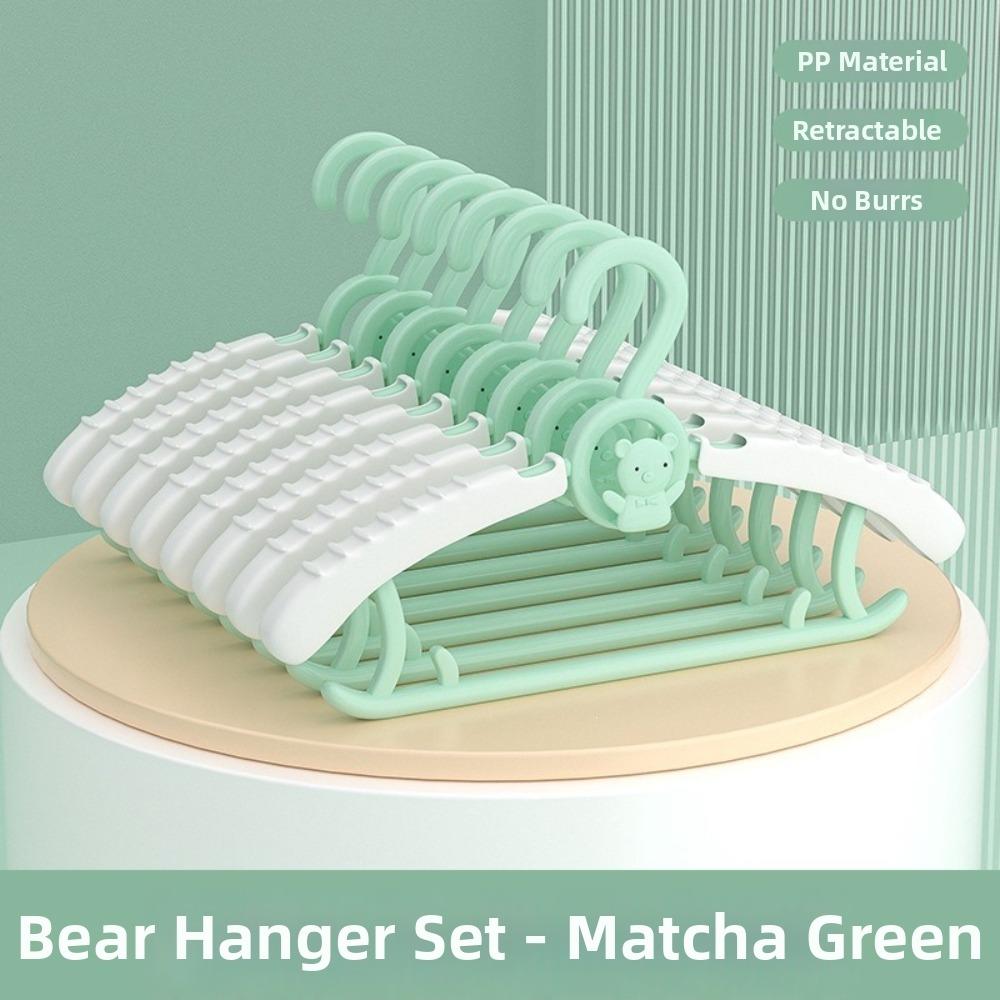 10 Pcs Extendable Kids Clothes Hanger Space Saving Children's Clothes Hanger  Baby Specific