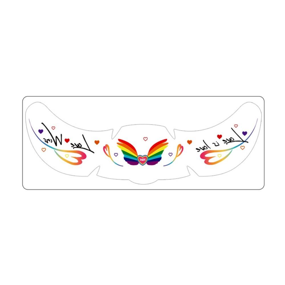 Waterproof Rainbow Freckles Face Tattoo Facial Art Makeup Stickers  Pride Month