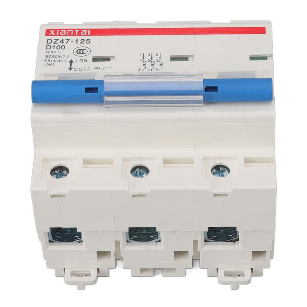 Mini Circuit Breaker 3P 100A 400V High Safety Overload Protection Miniature Circuit Breaker for