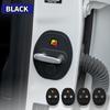 Car Door Lock Buckle Sound Deadener Damper Antirust Protective Covers For Abarth Astra Bravo Panda Linea Freemont Strada Doblo