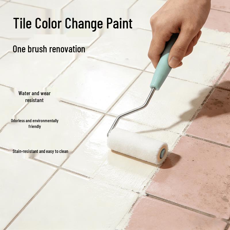 Sanqing Water-based Tile & Glass Renovation Paint 1KG (covers 5m² in 2 coats)