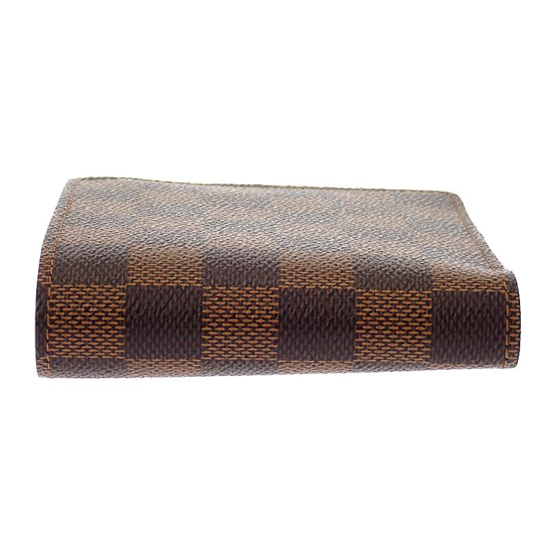LOUIS VUITTON  N61675 Bifold Wallet Brown Damier canvas mens