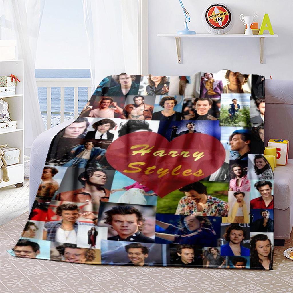 Harry Styles Starry Night Blanket Soft Comfortable All Seasons Perfect Gift Couch Office Nap Ideal Outdoor Trips