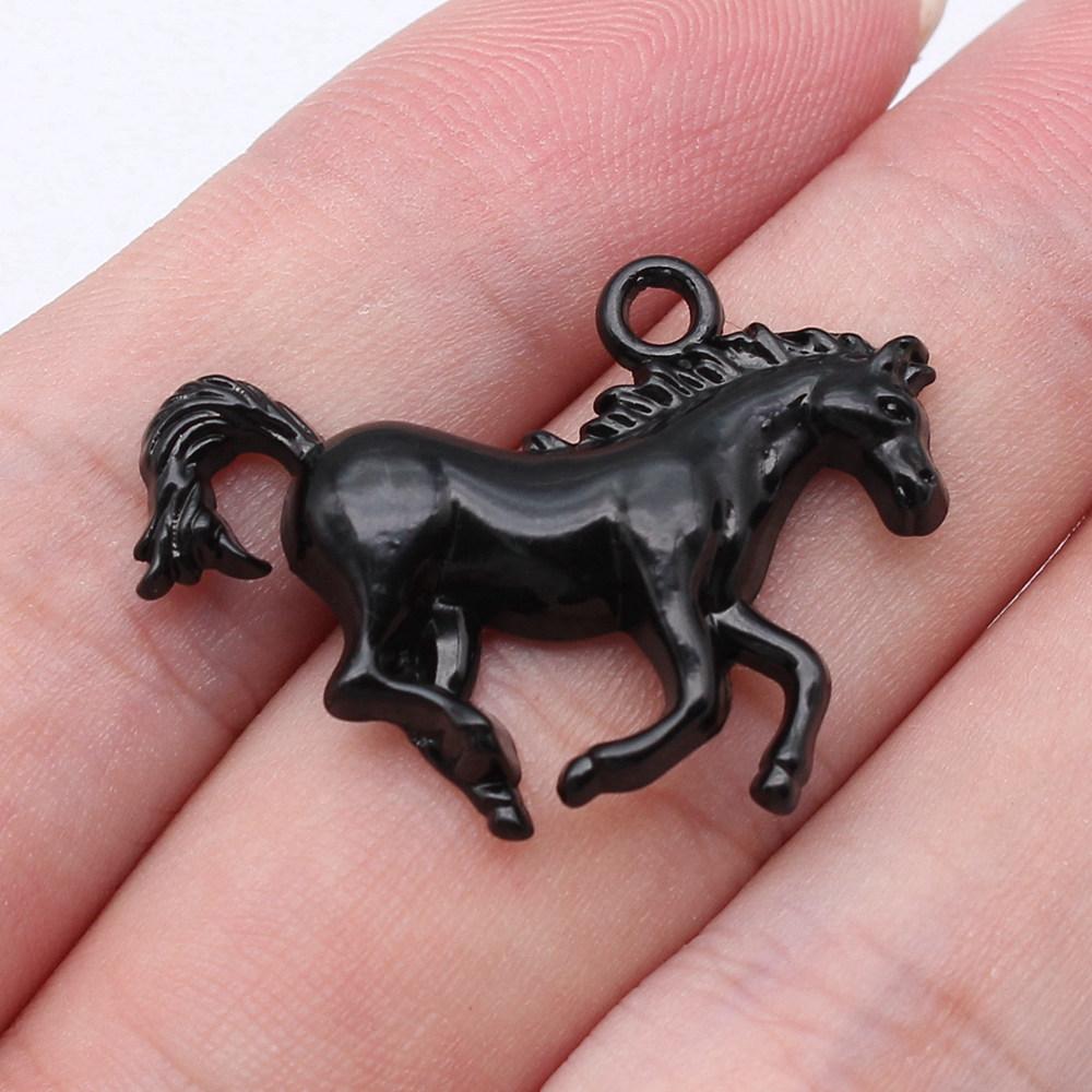 Charms Pegasus Horse Pendants Minimalist Jewelry Components QC095
