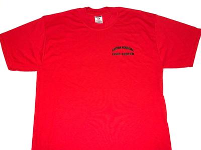 Seltenes Vintage 1990er Jahre Canton Ohio Memorial Civic Center Rotes T-Shirt Neu! GROSSES Unisex-T-Shirt