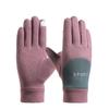 Winter Windproof Waterproof Plus Velvet Warm Touch Screen Autumn and Winter Outdoor Riding Single Layer Composite Gloves
