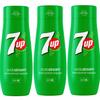 Conjunto de 3 concentrados SodaStream 3x 7UP