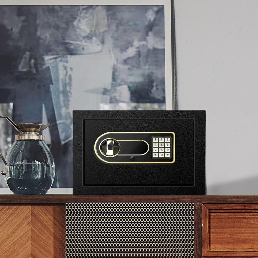 Fireproof and Safe for Home and Commercial Fits A4 Features a a 22L Digital and Features an a Digital an Emergency Key To Unlock the an and Security