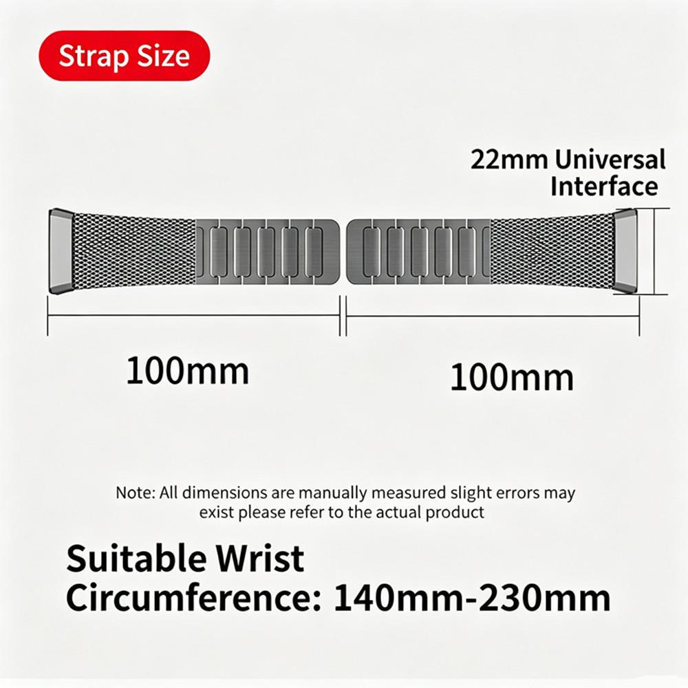 Press Quick Release Magnetic Metal Strap Seamless Stainless Steel Wrist Band for Huawei Watch GT 6 Pro/GT 7 Pro Smartwatch Replacement Accessories