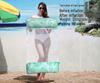 New Arrival Adult Inflatable PVC Water Lounger - Striped Mesh Floating Hammock