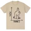 Funny Rabbit Duck Design Meme T Shirt Fashion Men Women Humor Cute Short Sleeve Oversized 100% Cotton Casual T Shirts Streetwear