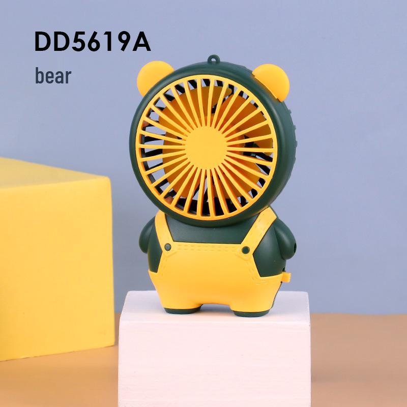 Cartoon USB Handheld Mini Fan: Portable Electric Fan for Kids, Students, and Gifts