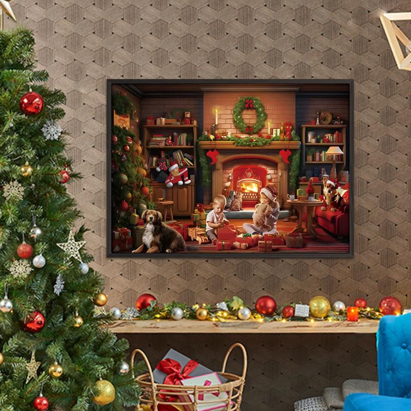 Advent Calendar 2025 Jigsaw 24 Days 1008 Pieces Christmas Advent Calendar Puzzle Family Game Night Parent-Child Interactive