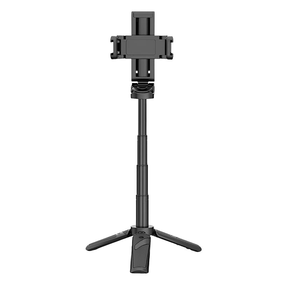 

Selfie Stick Tripod with Detachable Remote Portable Phone Tripod Mini Phone Grip Phone Holder for Vlog Livestreaming Photography чёрный
