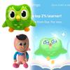Children Duolingo Plush Owl Toys Fabric Cover Language Training Gifts Festival