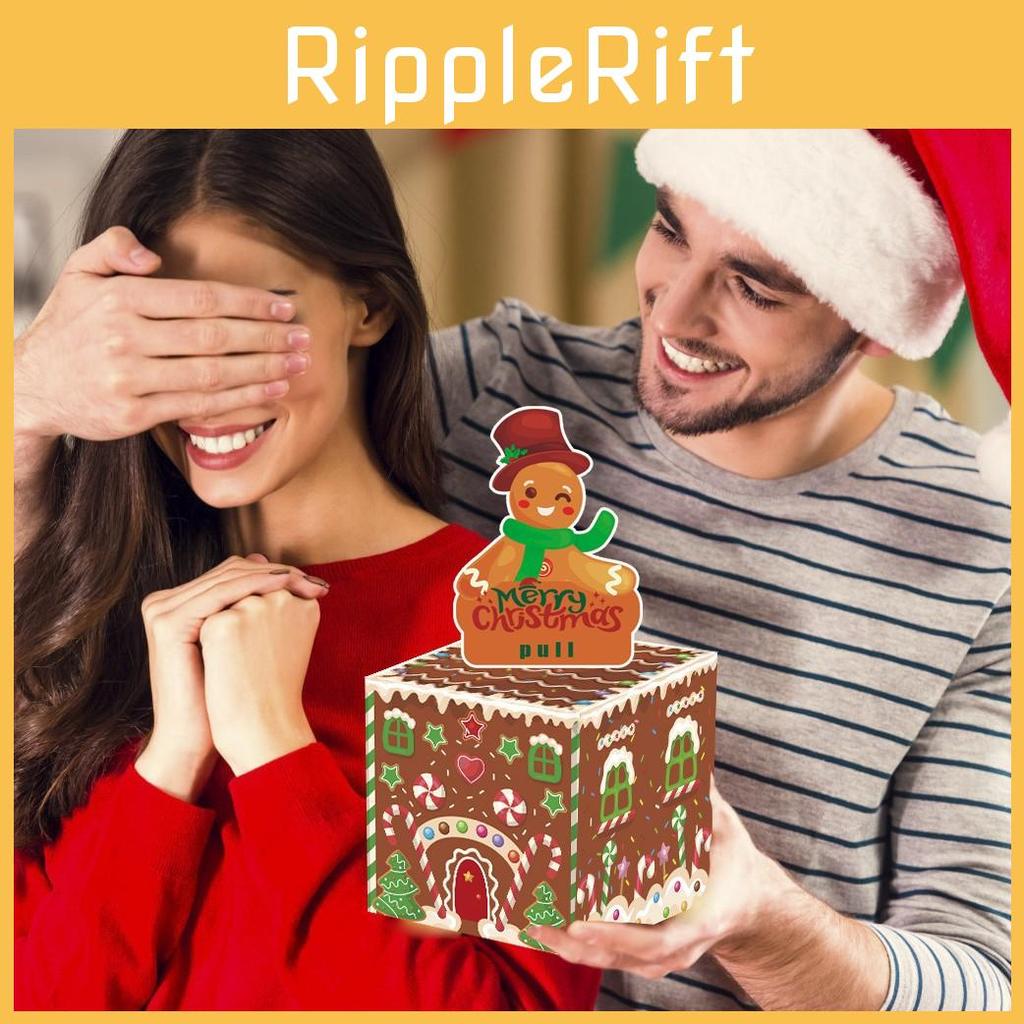 Box Christmas Gift Featuring Candy Gingerbread Money Envelope Seasonal Events