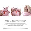 1PC Pet Squeezing Pink Pig Stress Relief Toy Cute Squeezing Animal Little Pig Doll Stress Relief Toy Animal Pinching Doll