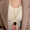 B Letter Pendant Retro Sweater Chain - 2024 Trendy Hip-Hop Jewelry for Autumn/Winter