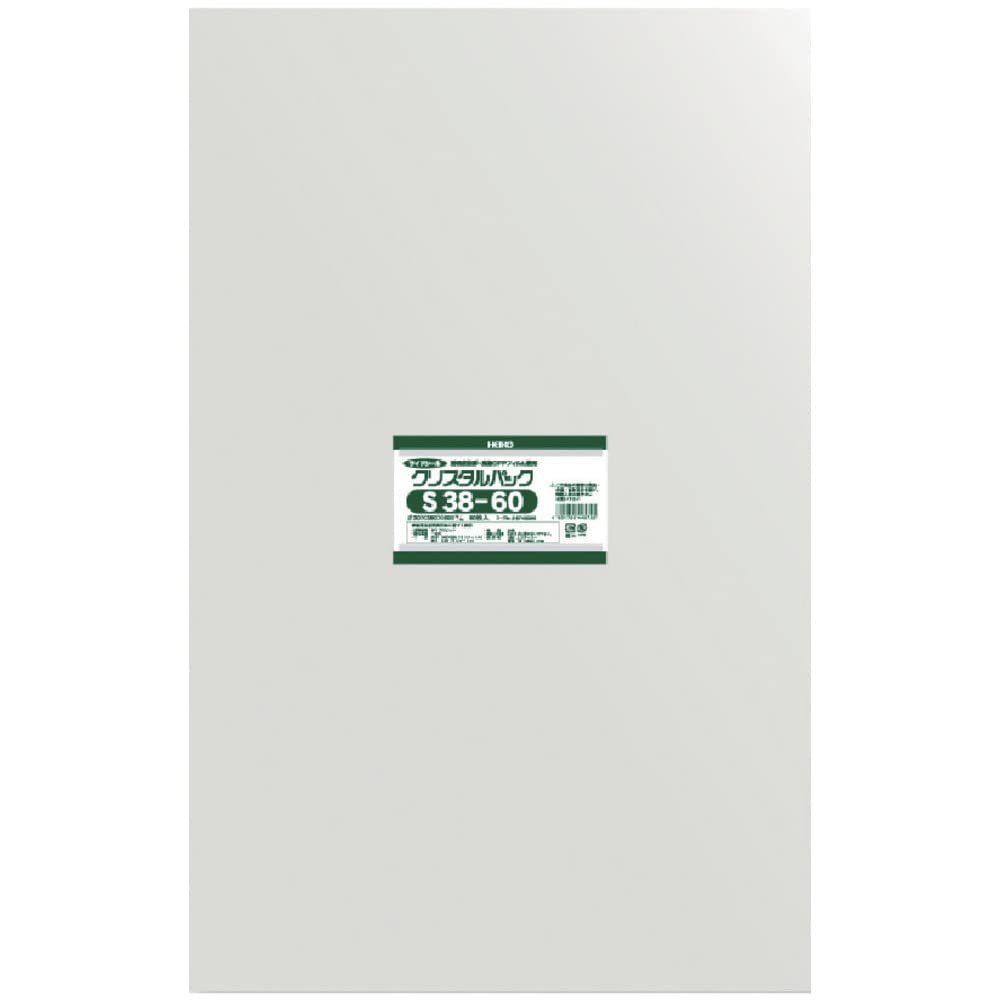Shimojima Heiko Transparent OPP Crystal 38 X 60 50 006749300 Bags, Pack, Cm, Bags, S38-60,