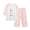 ZISEHY Pure Cotton Girls' Summer Pajama Set
