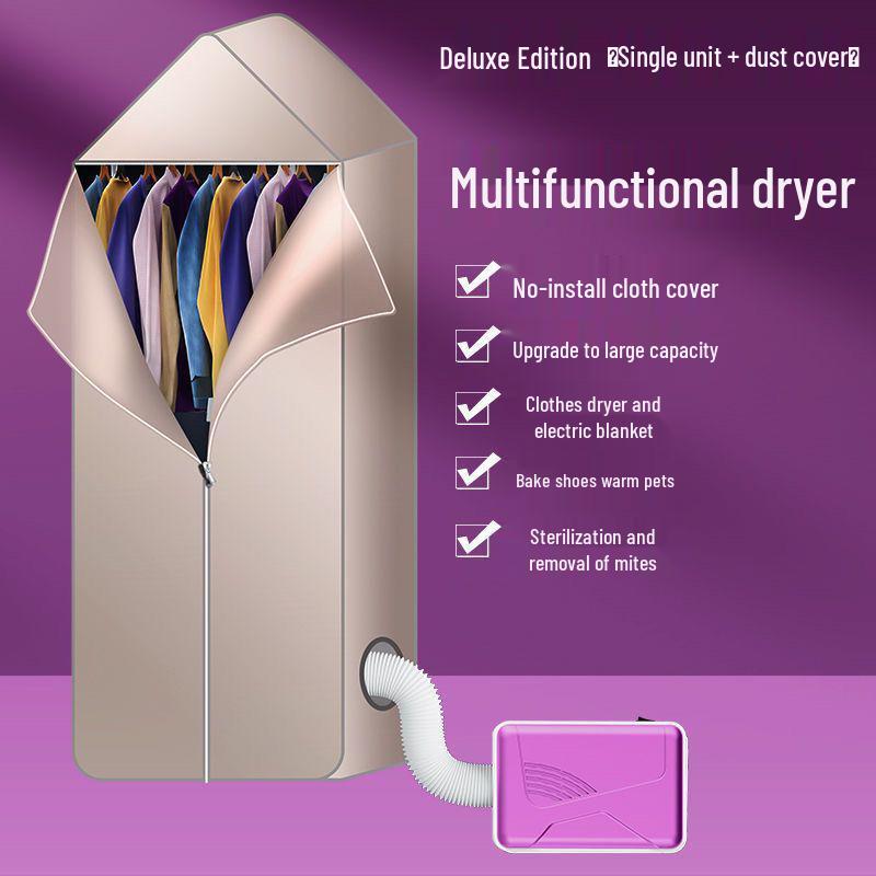 Multi-Functional German-Style Warm Air Dryer for Shoes, Clothes, Quilts - Ideal for Home, Baby, Dormitory Use