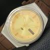 JAPAN VINTAGE CITIZEN AUTOMATIC 8200 MENS GOLDEN COLOR DIAL WATCH A702748-1 R210-a702748