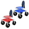 Gardening Work Seat Rolling Seat Height Adjustable Garden with Wheels Heavy Duty Tool Cart Storage Tray for Seniors Yard Patio Work 330