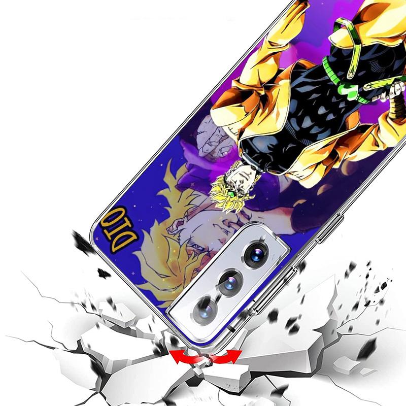 JoJo Bizarre Adventure Dio Cover Phone Case For Samsung Galaxy S26 S25 Edge S24 Ultra S23 S22 Plus S21 S20 FE Soft Fundas Shell