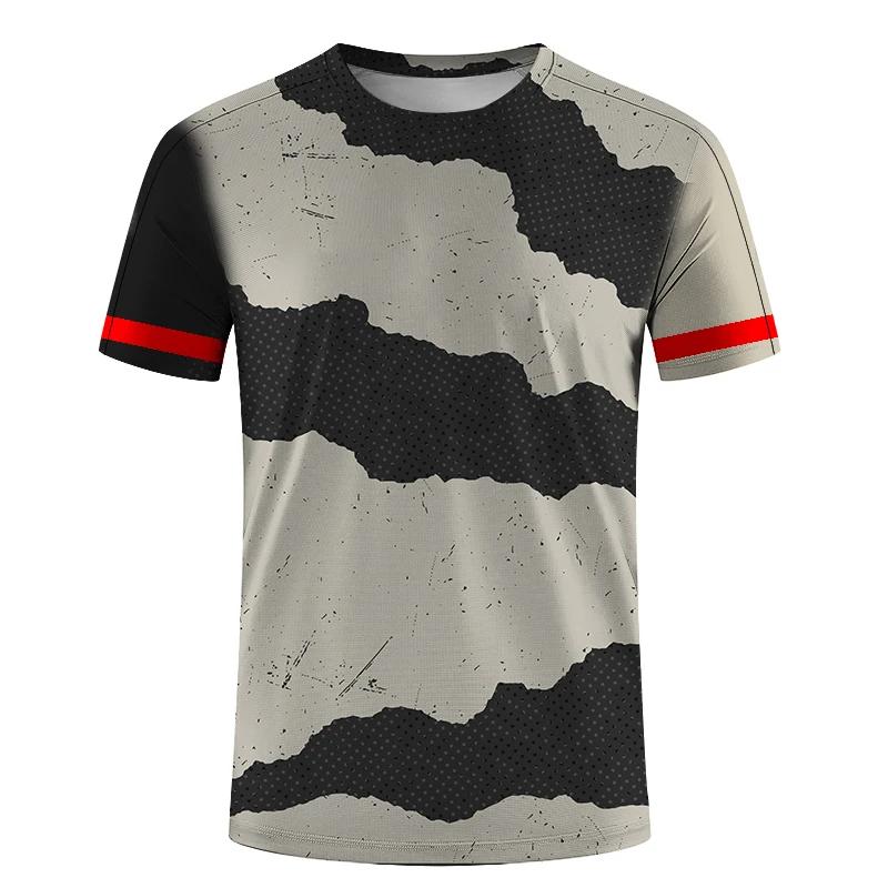 Outdoor Fitness Gym Tops Herren Kurzarm T-Shirt Freizeit Rundhals Damen T-Shirts Sommer Schnelltrocknend Herren Kleidung Streetwear