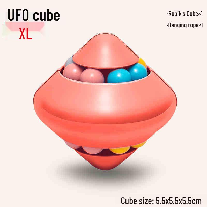 New Rotating Six-Sided Magic Bean Cube Fidget Spinner Toy for Decompression