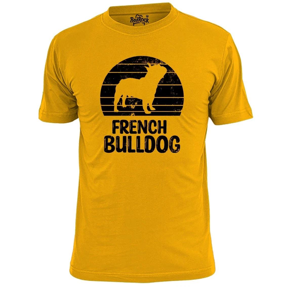 Mens French Bulldog Logo T shirt Hound Pooch Dog 4XL