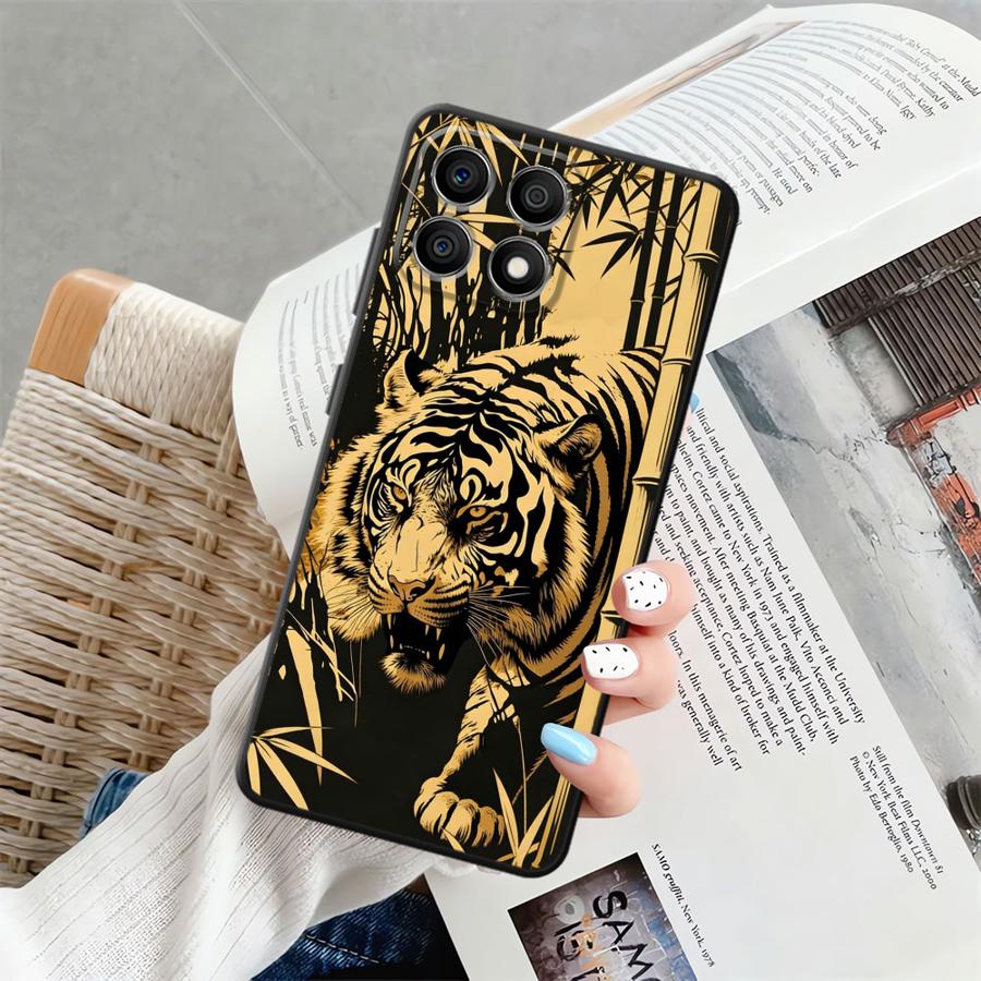 Cool Tiger Leopard Case for Honor X8 X9a 70 8X X5b 200 400 Lite Magic5Lite X7 X6 90 Funda Phone Cover
