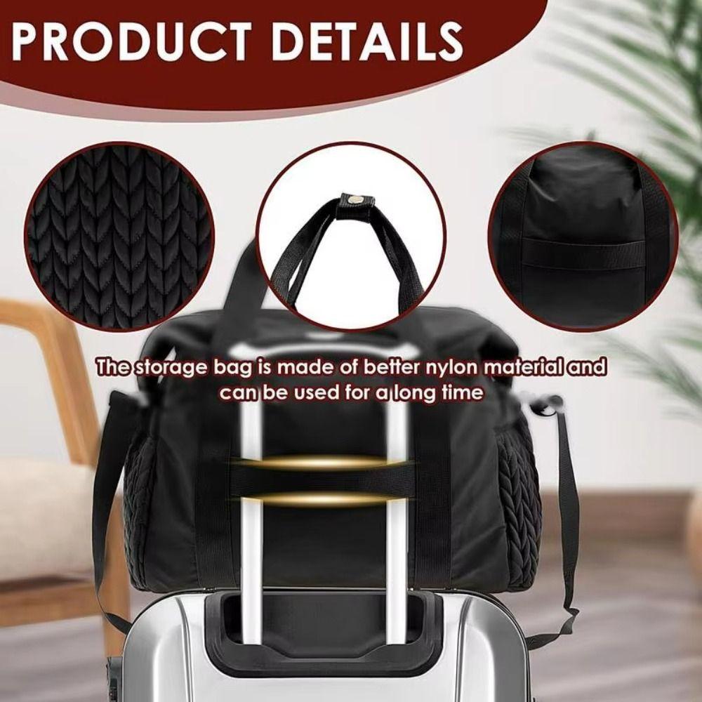 Multifunctional Mommy Diaper Bag Wear-resistant Breastfeeding Bag Travel Maternity Bag  Daily Use